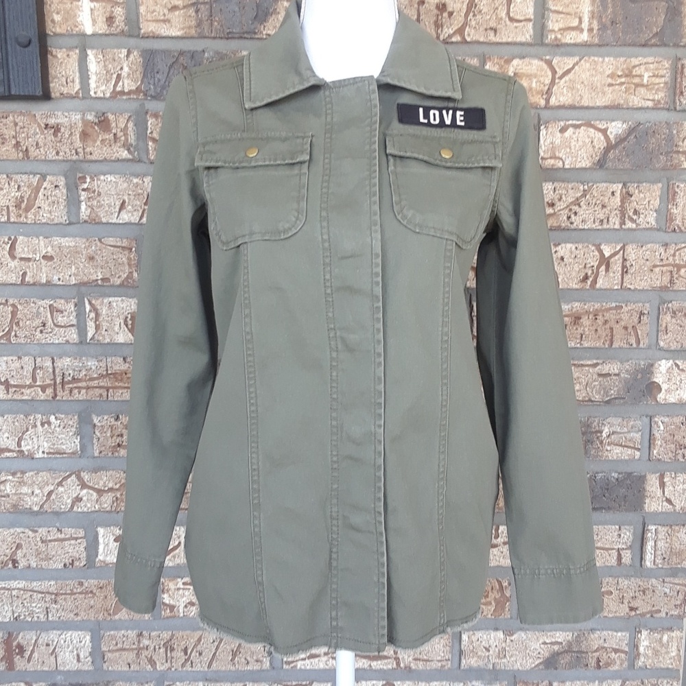 Junk Food Peace & Love Military Jacket